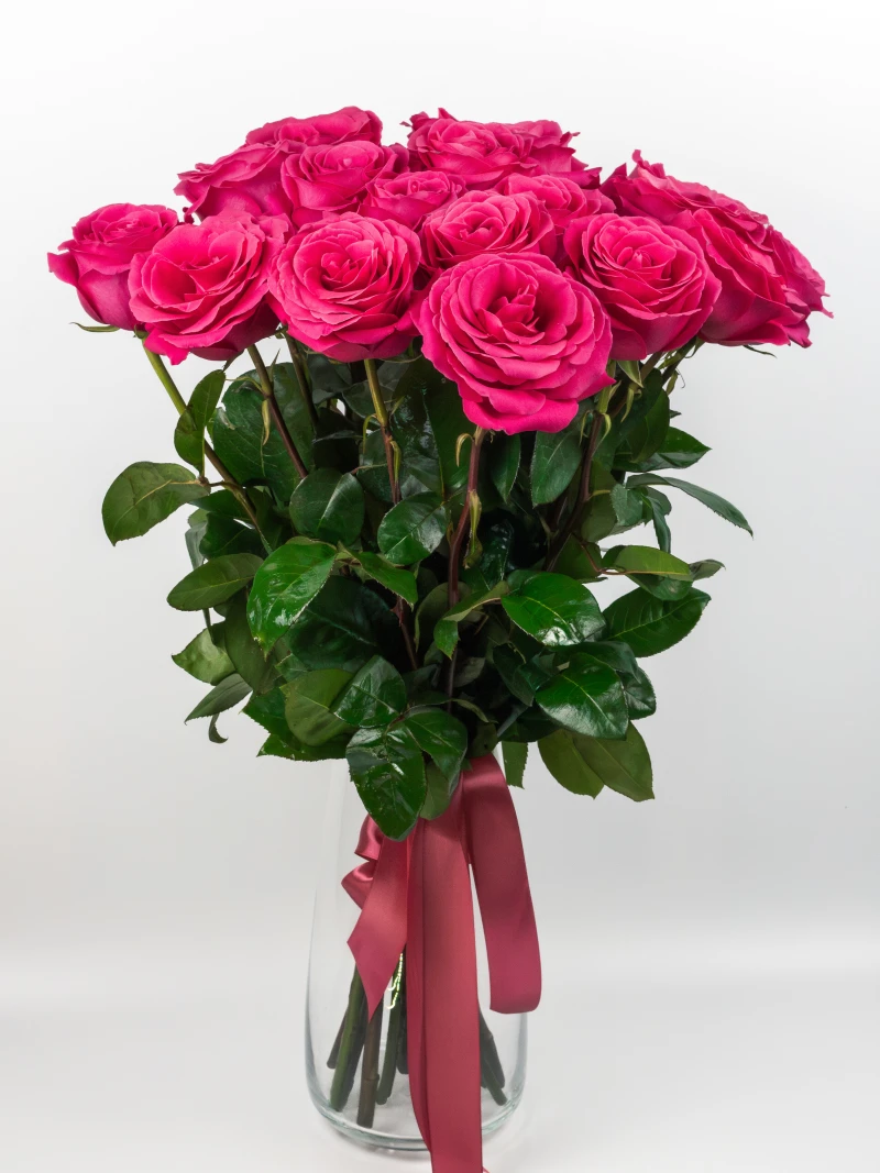 Bukiet Róż Malinowych "Pink Floyd"